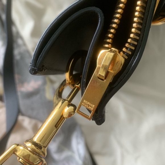 Sophie hulme leather crossbody bag - Picture 3 of 3